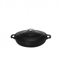 Round serving casseroles