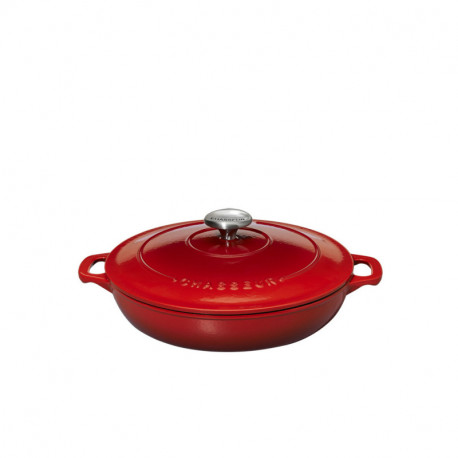 Round serving casseroles