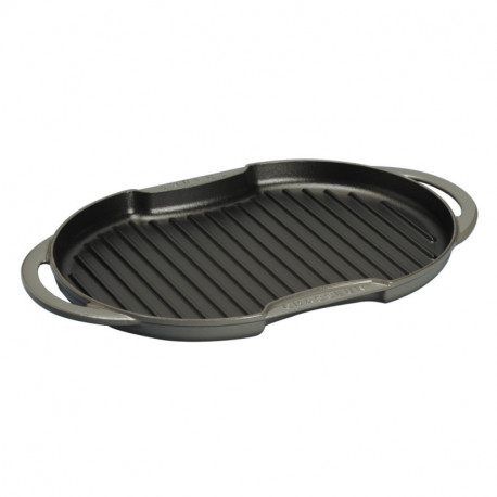 Dual handle oval sun grill