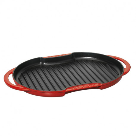 Dual handle oval sun grill
