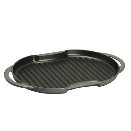 Dual handle oval sun grill