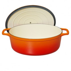 Oval casserole